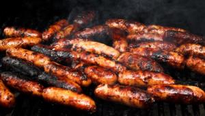 Char Broiled Italian Sweet Sausages